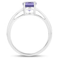 0.95 Carat Genuine Tanzanite .925 Sterling Silver Ring by Bids.com