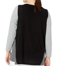 Karen Kane Womens Plus Size Colorblock Sweater, Size 0X by Vanessa Jane