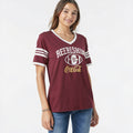 Freeze 24-7 Juniors Coca-Cola-Graphic Varsity T-Shirt, Burgundy, Size Medium by Vanessa Jane