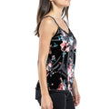 I.n.c. Lace-Trim Velvet Top, Size Small by Vanessa Jane