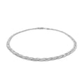3.5mm 14k White Braided Foxtail Anklet by Bids.com
