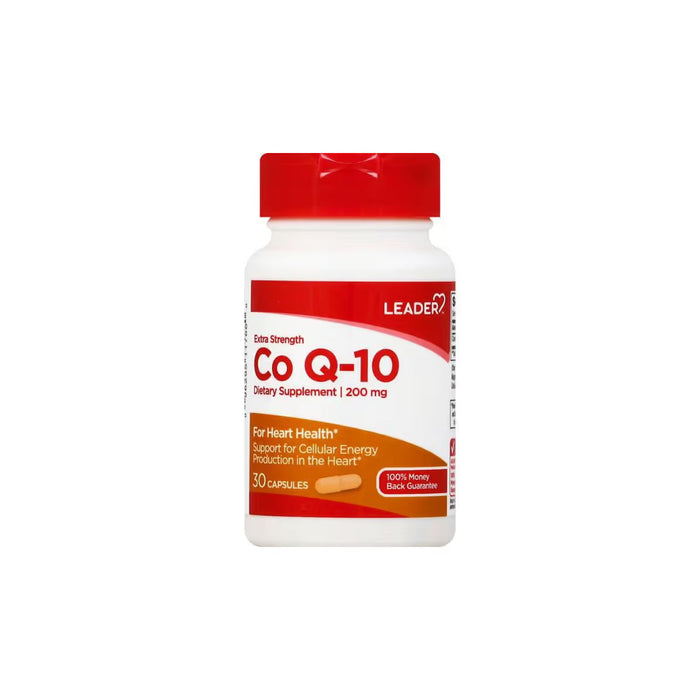 Leader# co-enzyme q10 200mg softgels 30 ct by Pasteur Pharmacy