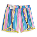 Epic Threads Big Girls Striped Challis Shorts, Lemon Zest Size Medium by Vanessa Jane