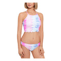 SALT + COVE Tie Dye Stretch Lined Full Coverage Day Dreamer Hipster, Medium by Vanessa Jane