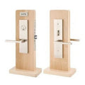 Emtek Mormont Single Cylinder Entry Set Replacement Sideplates, LH/Satin Brass by Vanessa Jane