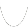 1.1 mm Sterling Silver Forzantine Cable Chain