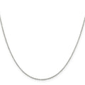 1.1 mm Sterling Silver Forzantine Cable Chain by Fine Color Jewels