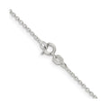 1.1 mm Sterling Silver Forzantine Cable Chain by Fine Color Jewels
