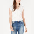 American Rag Juniors Ruffled Top, Large by Vanessa Jane