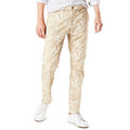 Dockers Alpha Khaki Beige Leaf Print Slim Fit 360 Flex Chino Pants by Vanessa Jane
