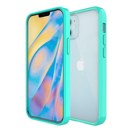 Sahara Clear Teal Hard Shell Case - iPhone 12 mini by Zerodamage Sahara Case LLC