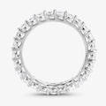 1.50ct Round Lab Grown Diamond Prong 14K White Gold Eternity Band Ring by Fine Color Jewels
