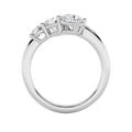 1.5Cttw Round Shaped Lab Grown Diamond (F/VS) Three Stone Engagement Ring 14K Gold by Fine Color Jewels
