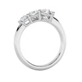 1.5Cttw Round Shaped Lab Grown Diamond (F/VS) Three Stone Engagement Ring 14K Gold by Fine Color Jewels