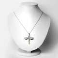 1.95 Ct Multi-Stone Prong Silver Dragonfly Pendant Cable Chain Necklace by Fine Color Jewels