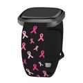 Breast Cancer Awareness HD Fitbit Versa 3 & Sense 1 Watch Band by Affinity Bands