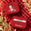 Betty Boop Christmas HDX Apple AirPods Pro 1 & 2 Case Cover by Affinity Bands