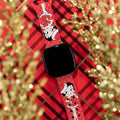 Betty Boop Christmas HD Fitbit Versa 3 and Sense 1 Watch Band by Affinity Bands