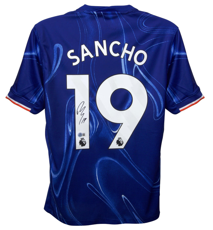 Jadon Sancho Signed Chelsea Jersey (Beckett) by Price Is Right Miami