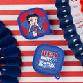 Betty Boop Red White & Boop HDX Samsung Galaxy Buds Pro Case Cover by Affinity Bands