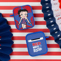 Betty Boop Red White & Boop HDX Apple AirPods Gen 1 & 2 Case Cover by Affinity Bands
