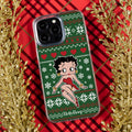 Betty Boop Happy Holidays HD Apple iPhone 15 Series Mag-Safe Phone Case by Affinity Bands