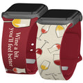 Wine, Beer, & Booze HD Apple Watch Band by Affinity Bands