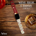 Wine, Beer, & Booze HD Apple Watch Band by Affinity Bands