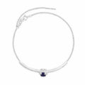 Sapphire Solitaire Bracelet by Fine Color Jewels