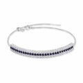 Sapphire Cuff Bracelet by Fine Color Jewels