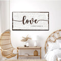 1 Corinthians 13 - Love Sign by Tailored Canvases