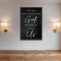 1 John 4:10 Faith Sign V by Tailored Canvases