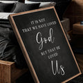 1 John 4:10 Faith Sign VI by Tailored Canvases