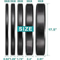 1-Pair: Bumper Plates 2-Inch Bumpers Olympic Weight Plate by DailySale