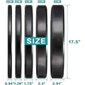 1-Pair: Bumper Plates 2-Inch Bumpers Olympic Weight Plate by DailySale