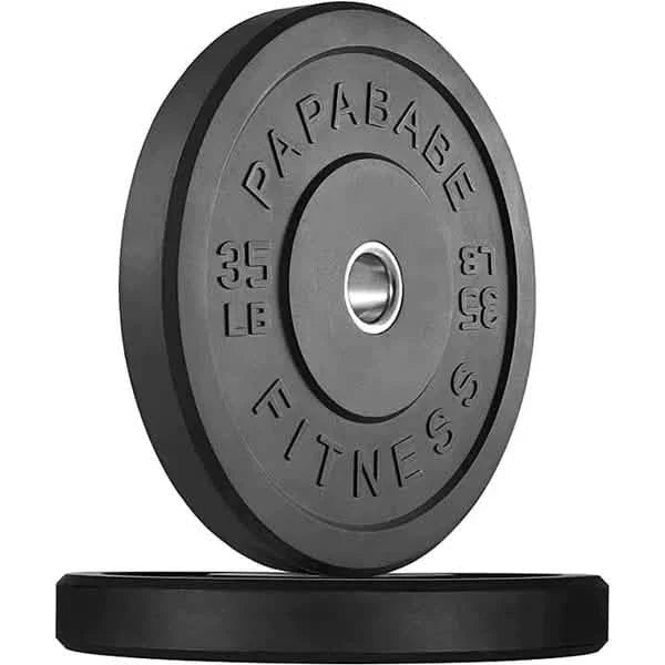 1-Pair: Bumper Plates 2-Inch Bumpers Olympic Weight Plate by DailySale