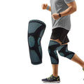 1-Pair: Support And Recover Knee Compression Sleeve Brace With Gel Grip by DailySale