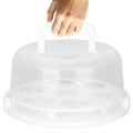 10" Cake Storage Container with Handle Plastic Cake Box by DailySale