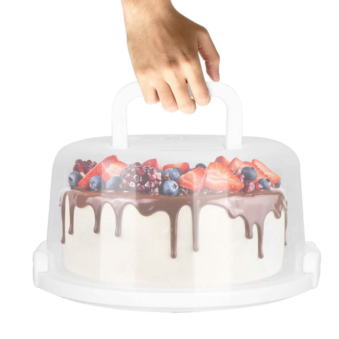10" Cake Storage Container with Handle Plastic Cake Box by DailySale