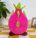 10" Dragon Fruit Plush Toy | Kawaii Fruit Stuffed Animal | Made in USA by ozznekshoes