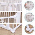 10 ft Wide Baby Gate Playard Satey Rail Fence Barrier Room Divider 5 Panels by DailySale