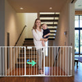 10 ft Wide Baby Gate Playard Satey Rail Fence Barrier Room Divider 5 Panels by DailySale