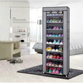 10-Layer 9 Grid Shoe Rack Shelf Storage Closet Organizer by DailySale