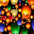 10-Pack: Biodegradable Paper Sky Lanterns by DailySale