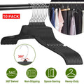 10-Pack: Clothes Hanger Non-Slip Notched Space-Saving by DailySale