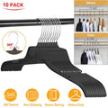 10-Pack: Clothes Hanger Non-Slip Notched Space-Saving by DailySale