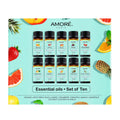 10-Pack: Fruity Fragrance Premium Aromatherapy Diffuser Oils Set For Candle & Soap Making by DailySale