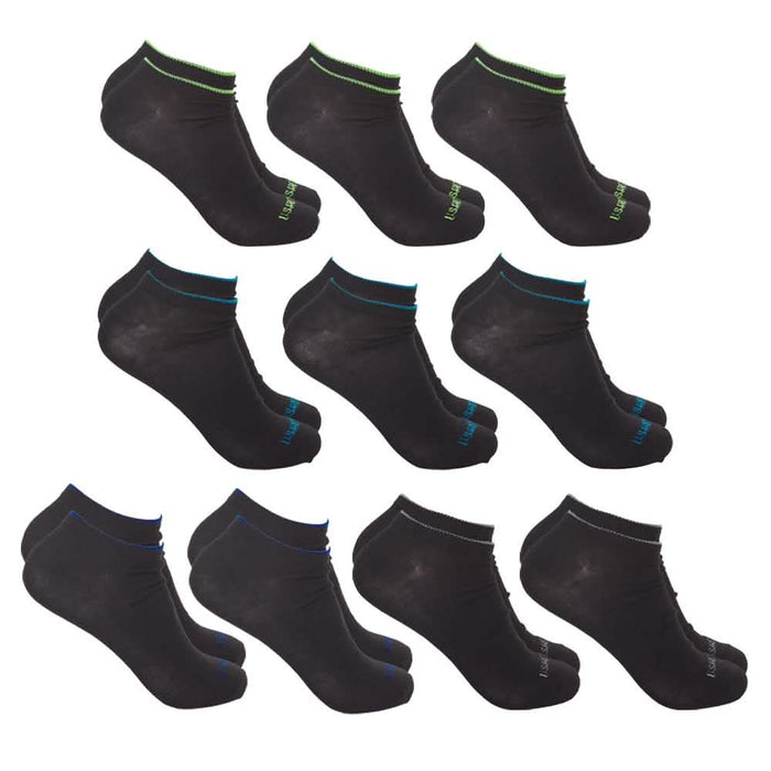 10-Pack: Men's U.S. Army Low Cut Socks by DailySale