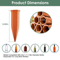 10-Pack: Spikes Teracotta Plant Watering Device by DailySale
