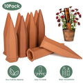 10-Pack: Spikes Teracotta Plant Watering Device by DailySale